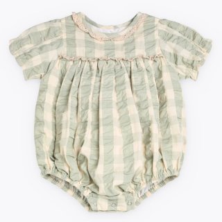 <img class='new_mark_img1' src='https://img.shop-pro.jp/img/new/icons20.gif' style='border:none;display:inline;margin:0px;padding:0px;width:auto;' />30OffLittle cottons EMILE Romper (gingam seagrass)
