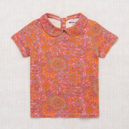 misha&puff Collar Tee - Bloom セットアップ　4y misha&puff Collar Tee - Bloom セットアップ4y