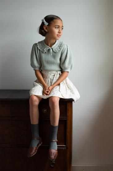 追加販売！！SOORPLOOM MIMI Knit Top ｰMOONSTONE ※2y~12y