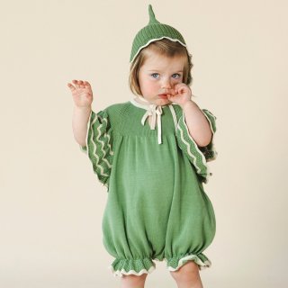 <img class='new_mark_img1' src='https://img.shop-pro.jp/img/new/icons14.gif' style='border:none;display:inline;margin:0px;padding:0px;width:auto;' />MABLI Cotton  GWENDOLEN romper  ( fern)