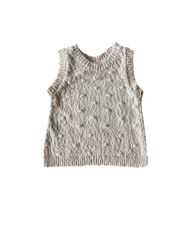 SALE 30% !!!MABLI Cotton LYRA vest (sand) - SEN_TO_SENCE