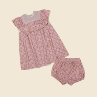 <img class='new_mark_img1' src='https://img.shop-pro.jp/img/new/icons14.gif' style='border:none;display:inline;margin:0px;padding:0px;width:auto;' />APOLINA SALLY TUNIC bloomer set   (Folk checkerboard Wisteria)2~9y