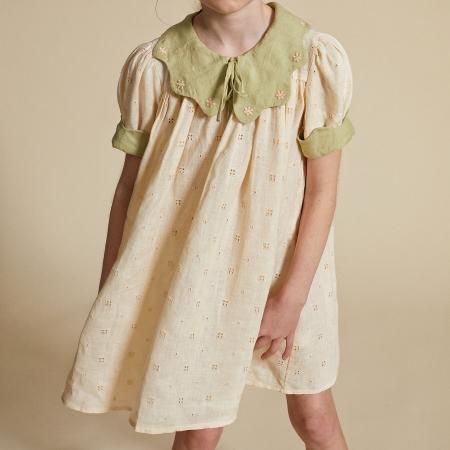 APOLINA ESTHER dress (Magnolia)※2~9y - SEN_TO_SENCE