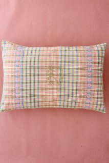 <img class='new_mark_img1' src='https://img.shop-pro.jp/img/new/icons14.gif' style='border:none;display:inline;margin:0px;padding:0px;width:auto;' />Bonjour diary  Embroidary cushion case   (Rainbow Check)