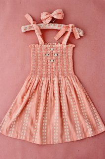 <img class='new_mark_img1' src='https://img.shop-pro.jp/img/new/icons14.gif' style='border:none;display:inline;margin:0px;padding:0px;width:auto;' />Bonjour diary 2WAY  Long Skirt & Dress ( strawberry  vanilla jacquard   ) ※ 4y~8y