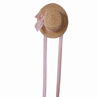 <img class='new_mark_img1' src='https://img.shop-pro.jp/img/new/icons14.gif' style='border:none;display:inline;margin:0px;padding:0px;width:auto;' />Classic straw Hat from Germany (rose stripe )　