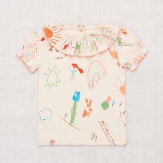 <img class='new_mark_img1' src='https://img.shop-pro.jp/img/new/icons14.gif' style='border:none;display:inline;margin:0px;padding:0px;width:auto;' />MISHA & PUFF Ballon Sleeve Paloma  Tee (string kinde)