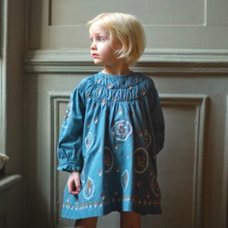 <img class='new_mark_img1' src='https://img.shop-pro.jp/img/new/icons14.gif' style='border:none;display:inline;margin:0px;padding:0px;width:auto;' />Tulip dress BLUE  (hand embroidary  ) from USA 