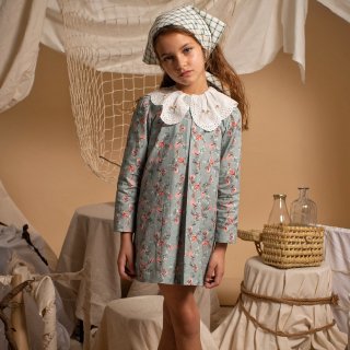 <img class='new_mark_img1' src='https://img.shop-pro.jp/img/new/icons14.gif' style='border:none;display:inline;margin:0px;padding:0px;width:auto;' />CIES embroidary collar   Dress FROM SPAIN (original textile)