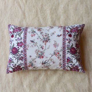 <img class='new_mark_img1' src='https://img.shop-pro.jp/img/new/icons14.gif' style='border:none;display:inline;margin:0px;padding:0px;width:auto;' />Bonjour diary Cushion  Cover    birds  flower  print  pique fablic 40x60cm