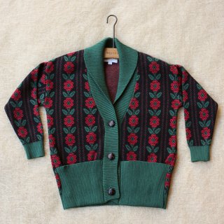 <img class='new_mark_img1' src='https://img.shop-pro.jp/img/new/icons20.gif' style='border:none;display:inline;margin:0px;padding:0px;width:auto;' />SALE!!! Bonjour diary 　 Red Flower  Cardigan 
