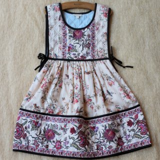 <img class='new_mark_img1' src='https://img.shop-pro.jp/img/new/icons14.gif' style='border:none;display:inline;margin:0px;padding:0px;width:auto;' />Bonjour diary CHASUBLE  PINAFORE DRESS  birds  flower  print