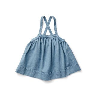 <img class='new_mark_img1' src='https://img.shop-pro.jp/img/new/icons14.gif' style='border:none;display:inline;margin:0px;padding:0px;width:auto;' />SOORPLOOM  Eloise pinfore (light denim)2y〜8y