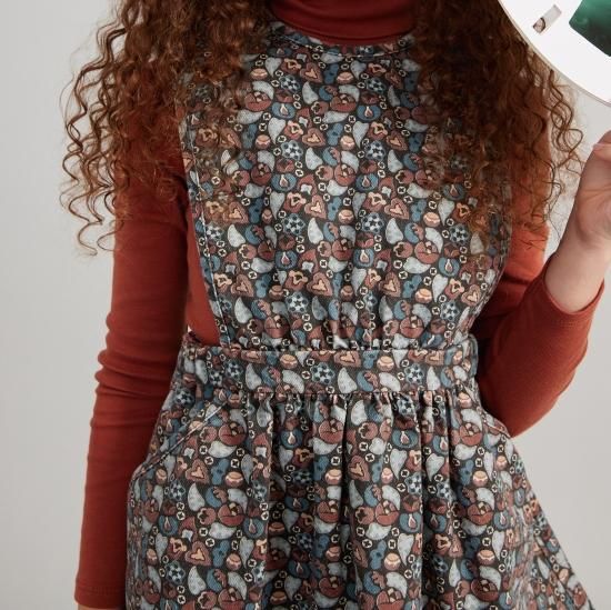 ワンピース SOOR PLOOM Tippi Pinafore Kaleidoscope Soor Ploom Tippi Pinafore - Kaleidoscope Print – Casp Baby