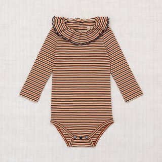 <img class='new_mark_img1' src='https://img.shop-pro.jp/img/new/icons14.gif' style='border:none;display:inline;margin:0px;padding:0px;width:auto;' />MISHA & PUFF LAYETTE mini stripe  PALOMA ONESIE   (stripe cinammon)