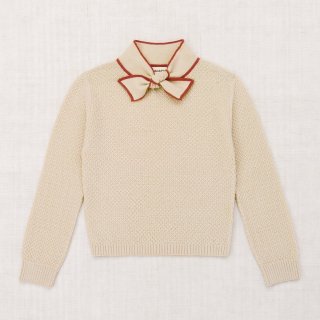 <img class='new_mark_img1' src='https://img.shop-pro.jp/img/new/icons14.gif' style='border:none;display:inline;margin:0px;padding:0px;width:auto;' /> MISHA & PUFF　 BOW　SCOUT  SWEATER　_Alabaster