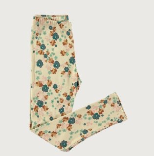 <img class='new_mark_img1' src='https://img.shop-pro.jp/img/new/icons20.gif' style='border:none;display:inline;margin:0px;padding:0px;width:auto;' />SALE!!COCO AULAIT　　NUDE WILD FLOWERS RIBBED LEGGINGS