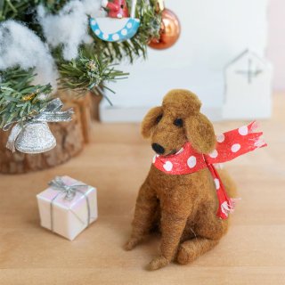 <img class='new_mark_img1' src='https://img.shop-pro.jp/img/new/icons14.gif' style='border:none;display:inline;margin:0px;padding:0px;width:auto;' />Felt animal　 Toy poodle