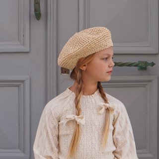 <img class='new_mark_img1' src='https://img.shop-pro.jp/img/new/icons14.gif' style='border:none;display:inline;margin:0px;padding:0px;width:auto;' />HOUSE OF PALOMA Thea  Beret- Straw