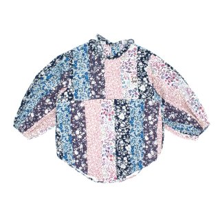 <img class='new_mark_img1' src='https://img.shop-pro.jp/img/new/icons14.gif' style='border:none;display:inline;margin:0px;padding:0px;width:auto;' />LAST 1ESTHER PAULINA patchwork onesie (blue)liberty