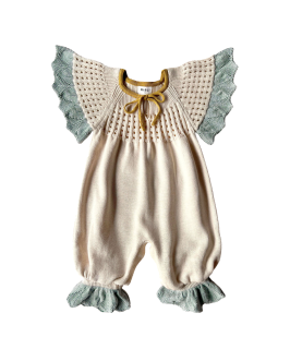 <img class='new_mark_img1' src='https://img.shop-pro.jp/img/new/icons14.gif' style='border:none;display:inline;margin:0px;padding:0px;width:auto;' />MABLI Cotton  EIRLYS romper  (maize)
