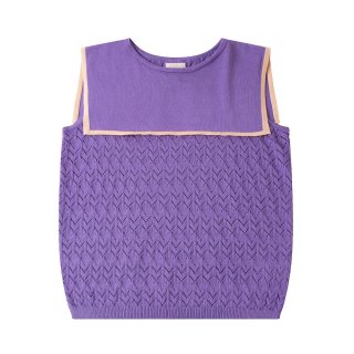 <img class='new_mark_img1' src='https://img.shop-pro.jp/img/new/icons14.gif' style='border:none;display:inline;margin:0px;padding:0px;width:auto;' />Seawave Blouse from  London　(light purple)
