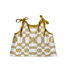 <img class='new_mark_img1' src='https://img.shop-pro.jp/img/new/icons14.gif' style='border:none;display:inline;margin:0px;padding:0px;width:auto;' />MABLI Cotton  BRITHLEN  print VEST  ( sand)
