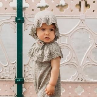 <img class='new_mark_img1' src='https://img.shop-pro.jp/img/new/icons14.gif' style='border:none;display:inline;margin:0px;padding:0px;width:auto;' />LAST 1MABLI Cotton  LILYWEN sunhat  (mineral)