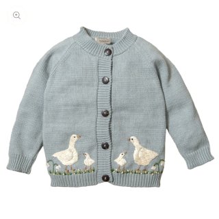 ͽ䡡Shirley Bredal cottongeese cardigan (duck blue)