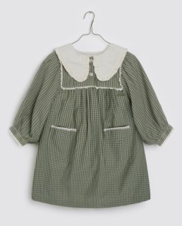 <img class='new_mark_img1' src='https://img.shop-pro.jp/img/new/icons14.gif' style='border:none;display:inline;margin:0px;padding:0px;width:auto;' />Little cottons   ORGANIC  Lottie  Dress_ Little  Green  Check 