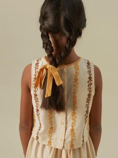 APOLINA JUNE SKIRT SET _MILK※2~11y - SEN_TO_SENCE