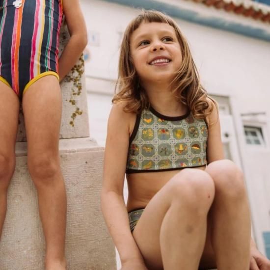 misha and puff スイムウェア　ビキニ　6y 新品未使用 INASTUDIOS 水着 シンプル ハイウエスト ビキニ スイムウェア