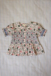 <img class='new_mark_img1' src='https://img.shop-pro.jp/img/new/icons14.gif' style='border:none;display:inline;margin:0px;padding:0px;width:auto;' />Bonjour diary handsmock blouse( prairie in bloom) KIDS bluestitch