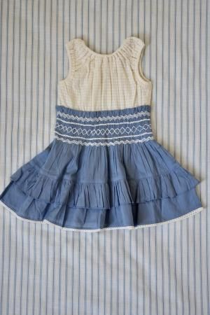 ワンピース Bonjour diary HANDSMOCK DRESS 2y 2024aw Bonjour diary LAMBADA DRESS handsmock ( natural organic