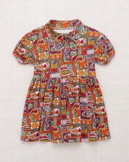 <img class='new_mark_img1' src='https://img.shop-pro.jp/img/new/icons14.gif' style='border:none;display:inline;margin:0px;padding:0px;width:auto;' />LAST 1 MISHA & PUFF  junior  scout  dress  Red Flame Groovy paisley