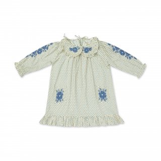 <img class='new_mark_img1' src='https://img.shop-pro.jp/img/new/icons14.gif' style='border:none;display:inline;margin:0px;padding:0px;width:auto;' />BELLE dress heart print   (hand embroidary  ) from USA 