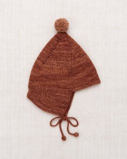 <img class='new_mark_img1' src='https://img.shop-pro.jp/img/new/icons14.gif' style='border:none;display:inline;margin:0px;padding:0px;width:auto;' />MISHA & PUFF    pointy  peak  hat    Chestnut 12-24m