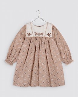 <img class='new_mark_img1' src='https://img.shop-pro.jp/img/new/icons14.gif' style='border:none;display:inline;margin:0px;padding:0px;width:auto;' />Little cottons   DELLA dress (hollyhock flower PALE)