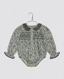 <img class='new_mark_img1' src='https://img.shop-pro.jp/img/new/icons14.gif' style='border:none;display:inline;margin:0px;padding:0px;width:auto;' />Little cottons  NANCY romper  (midwinter  flower )