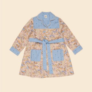 <img class='new_mark_img1' src='https://img.shop-pro.jp/img/new/icons14.gif' style='border:none;display:inline;margin:0px;padding:0px;width:auto;' />ɲáAPOLINA Elvi Shirtdress-Woodland Floral Cream/Folk Floral Blue Mist