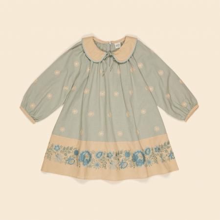 Apolina◇Merle Dress  （SIZE：2-3Y） APOLINA Merle Dress-Eau de nil - SEN_TO_SENCE
