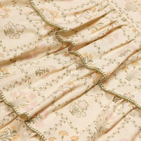 u*a様 Apolina kids Camille Overdress ワンピー Apolina Camille Overdress Cabin Quilt Floral Cream | BIEN BIEN