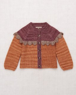 <img class='new_mark_img1' src='https://img.shop-pro.jp/img/new/icons14.gif' style='border:none;display:inline;margin:0px;padding:0px;width:auto;' /> LAST 1 MISHA & PUFF Scallop Yoke Cardigan - Rose Gold