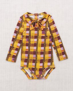 <img class='new_mark_img1' src='https://img.shop-pro.jp/img/new/icons14.gif' style='border:none;display:inline;margin:0px;padding:0px;width:auto;' /> MISHA & PUFF    Junior  scout   onesie      _ Plum  watercolor plaid