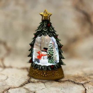 Snow Globe Tree Light Stand