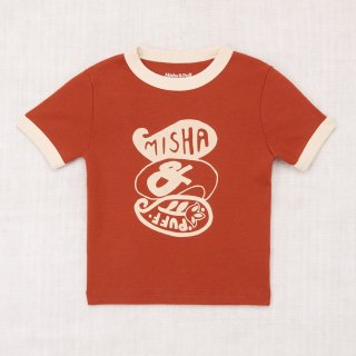 <img class='new_mark_img1' src='https://img.shop-pro.jp/img/new/icons14.gif' style='border:none;display:inline;margin:0px;padding:0px;width:auto;' />MISHA & PUFF     Groovy Paisley Ringer Tee - Claystone