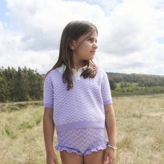 <img class='new_mark_img1' src='https://img.shop-pro.jp/img/new/icons14.gif' style='border:none;display:inline;margin:0px;padding:0px;width:auto;' />Birinit   Lilly Biri Sweater_ Jersey Biri  Lila    From SPAIN  