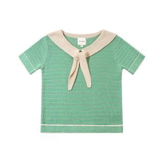 <img class='new_mark_img1' src='https://img.shop-pro.jp/img/new/icons14.gif' style='border:none;display:inline;margin:0px;padding:0px;width:auto;' />knit planet  CHIC COLLARED TOP    from  London(GREEN)