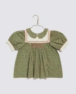 <img class='new_mark_img1' src='https://img.shop-pro.jp/img/new/icons14.gif' style='border:none;display:inline;margin:0px;padding:0px;width:auto;' />Little cottons    Bella Smocked Blouse in Hawthorn Floral