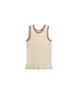 <img class='new_mark_img1' src='https://img.shop-pro.jp/img/new/icons14.gif' style='border:none;display:inline;margin:0px;padding:0px;width:auto;' />MABLI Cotton  SOLVA VEST   ( enoki)